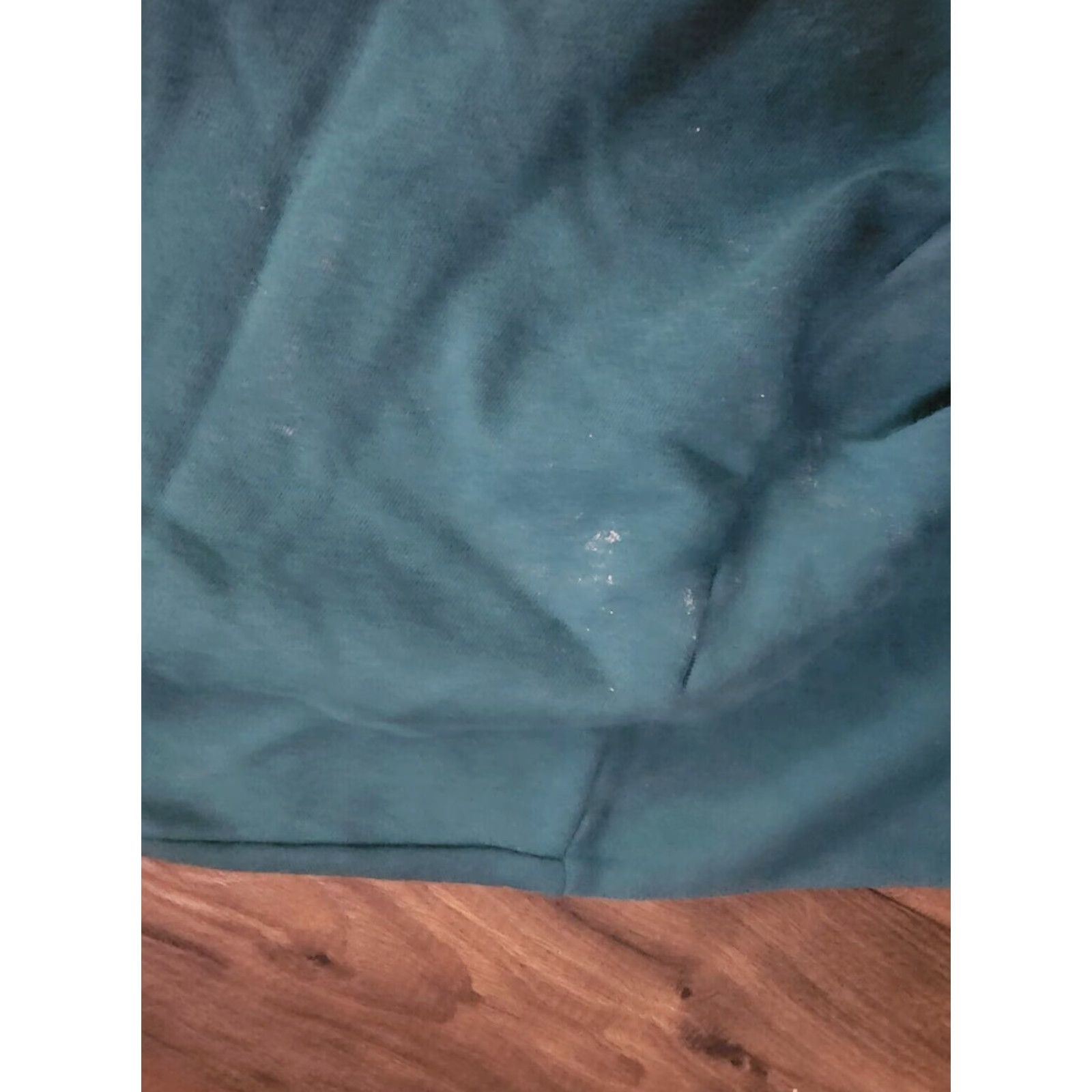 Jerzees VINTAGE Jerzees Mens XL Green 90s Crewneck Long Sleeve Distressed Sweatshirt Cotton Blend Size US XL / EU 56 / 4 - 3 Thumbnail