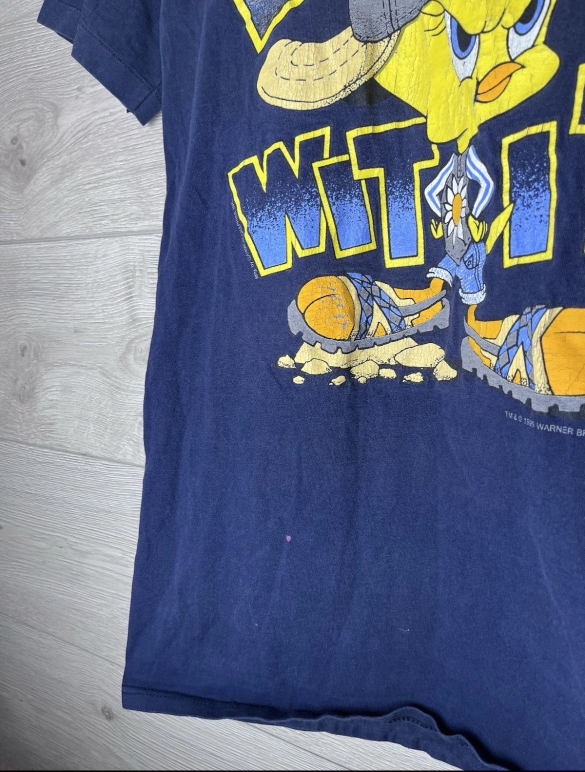 Other Vintage Merch T-shirt Deal Wit It 1995 Size S Size US S / EU 44-46 / 1 - 8 Thumbnail