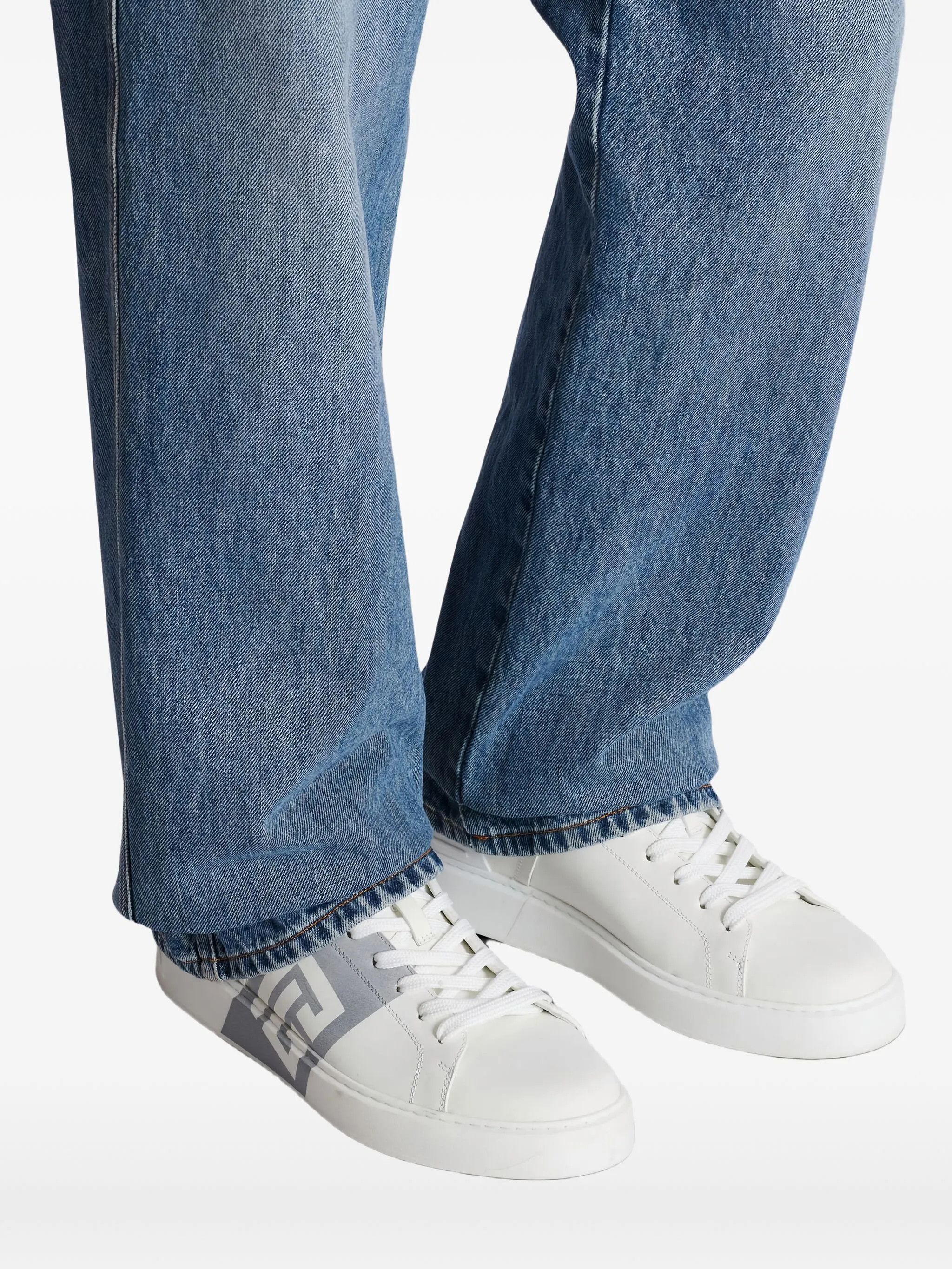Balmain os11x0226 B-Court logo Low-Top Sneakers in White Size US 12 / EU 45 - 5 Thumbnail