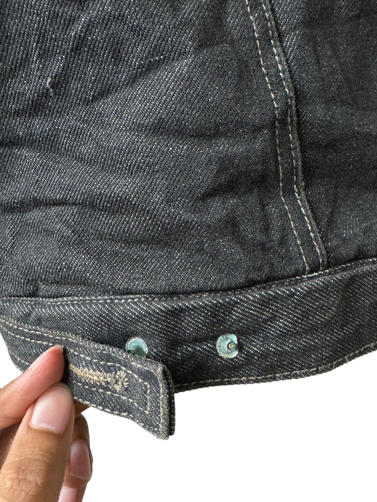 If Six Was Nine Vintage Barcode Jeans Denim Jacket Sherpa Size US XXL / EU 58 / 5 - 7 Thumbnail