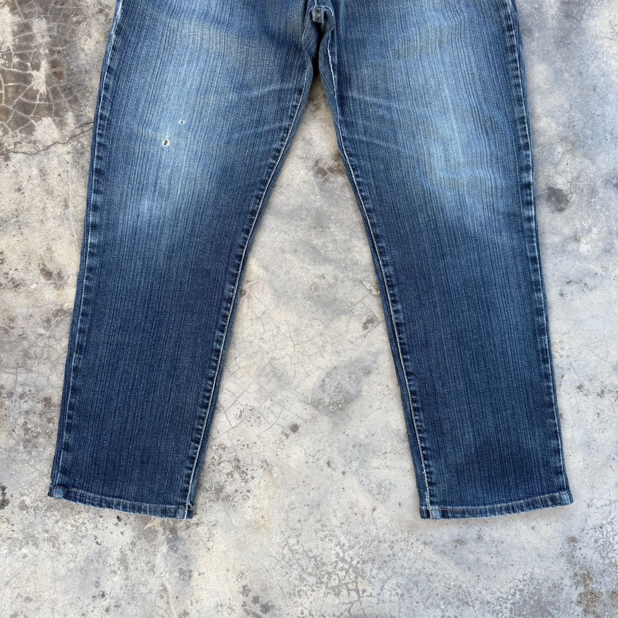 Edwin × Jean × Vintage VINTAGE EDWIN FADED JEAN RIPPED DENIM PANTS Size US 35 - 3 Thumbnail
