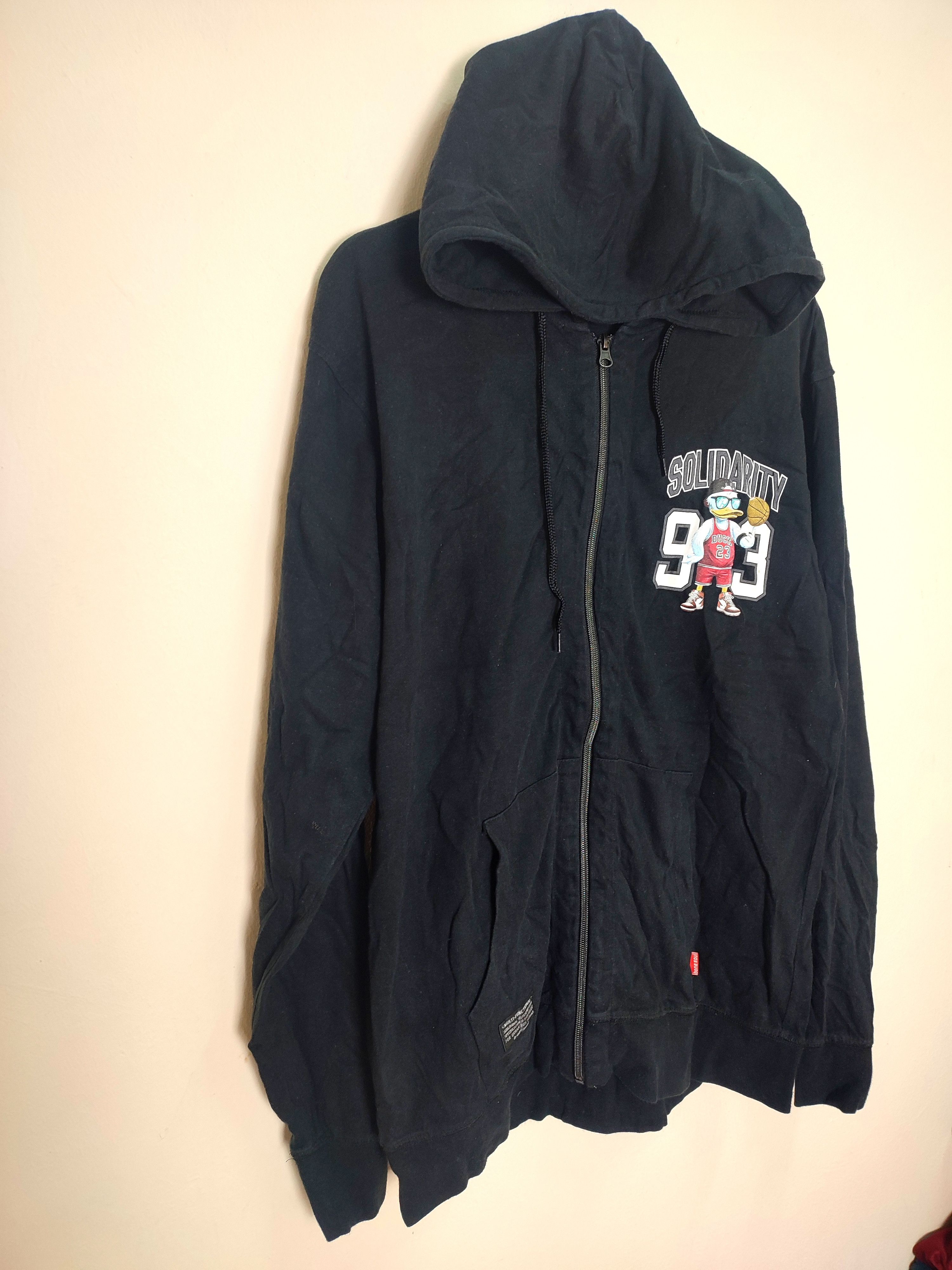 Japanese Brand B-one-soul Solidarity 93 Zip Up Hoodies Size US L / EU 52-54 / 3 - 3 Thumbnail