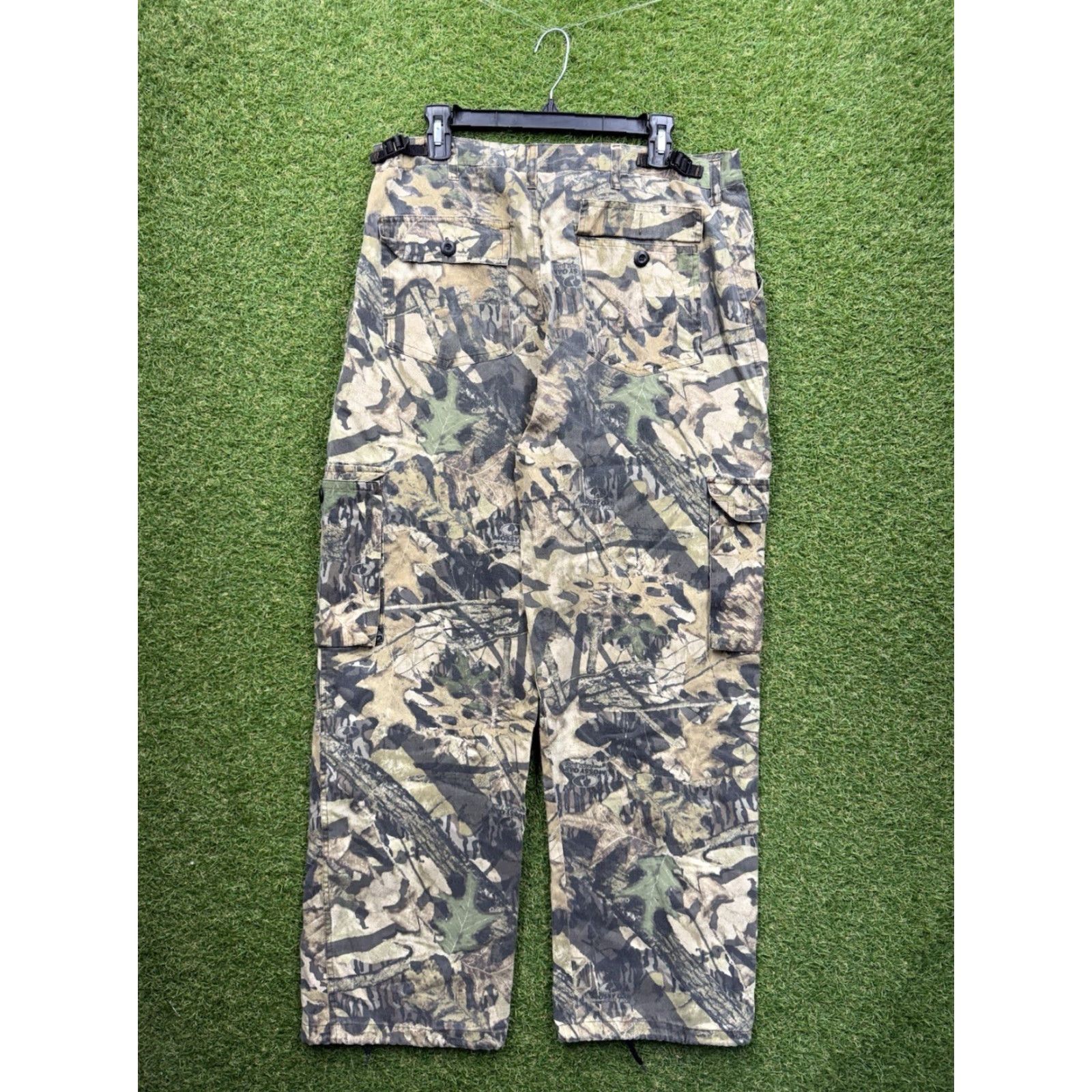 Jerzees VINTAGE Jerzees Outdoors Pants Mens Large Camouflage Mossy Oak Cargo Hunting Workwear Nepal Size US 33 - 2 Thumbnail
