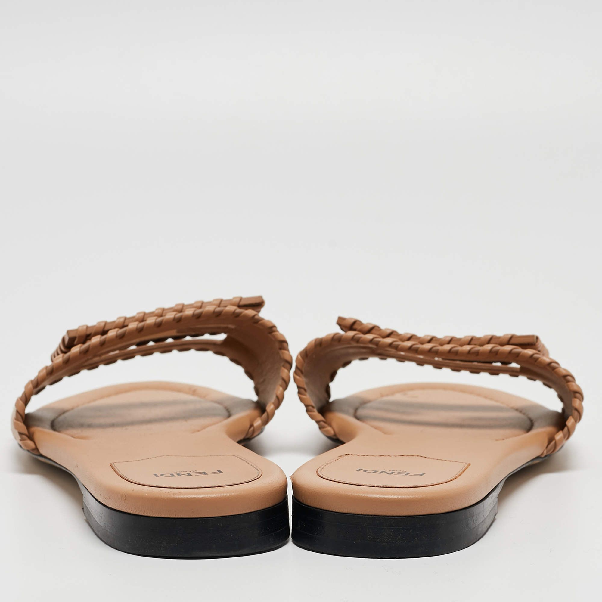 Fendi o1s1wg110425 Slides in Brown Size US 8 / IT 38 - 4 Thumbnail