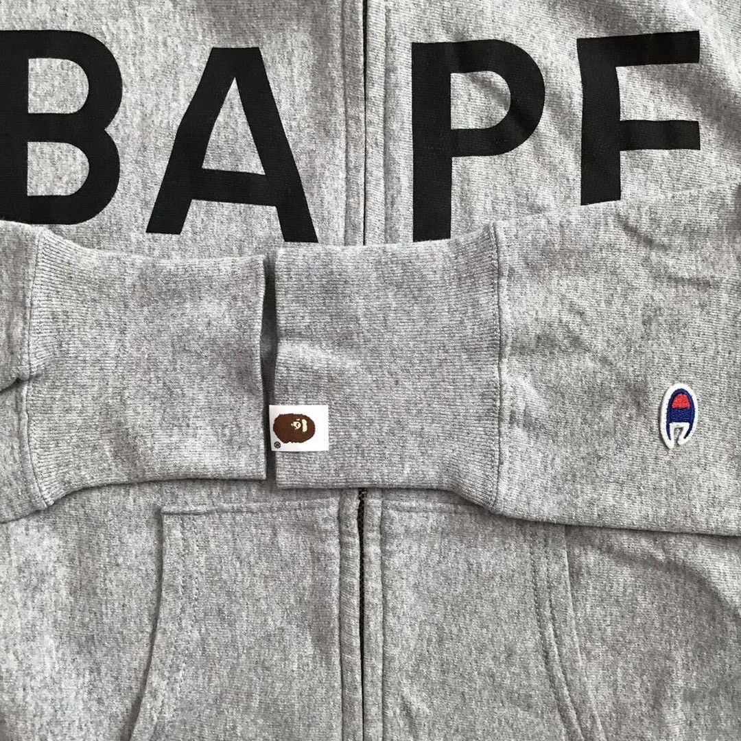 Bape × Champion BAPE × CHAMPION BAPE logo zip hoodie a bathing ape Size US M / EU 48-50 / 2 - 6 Thumbnail