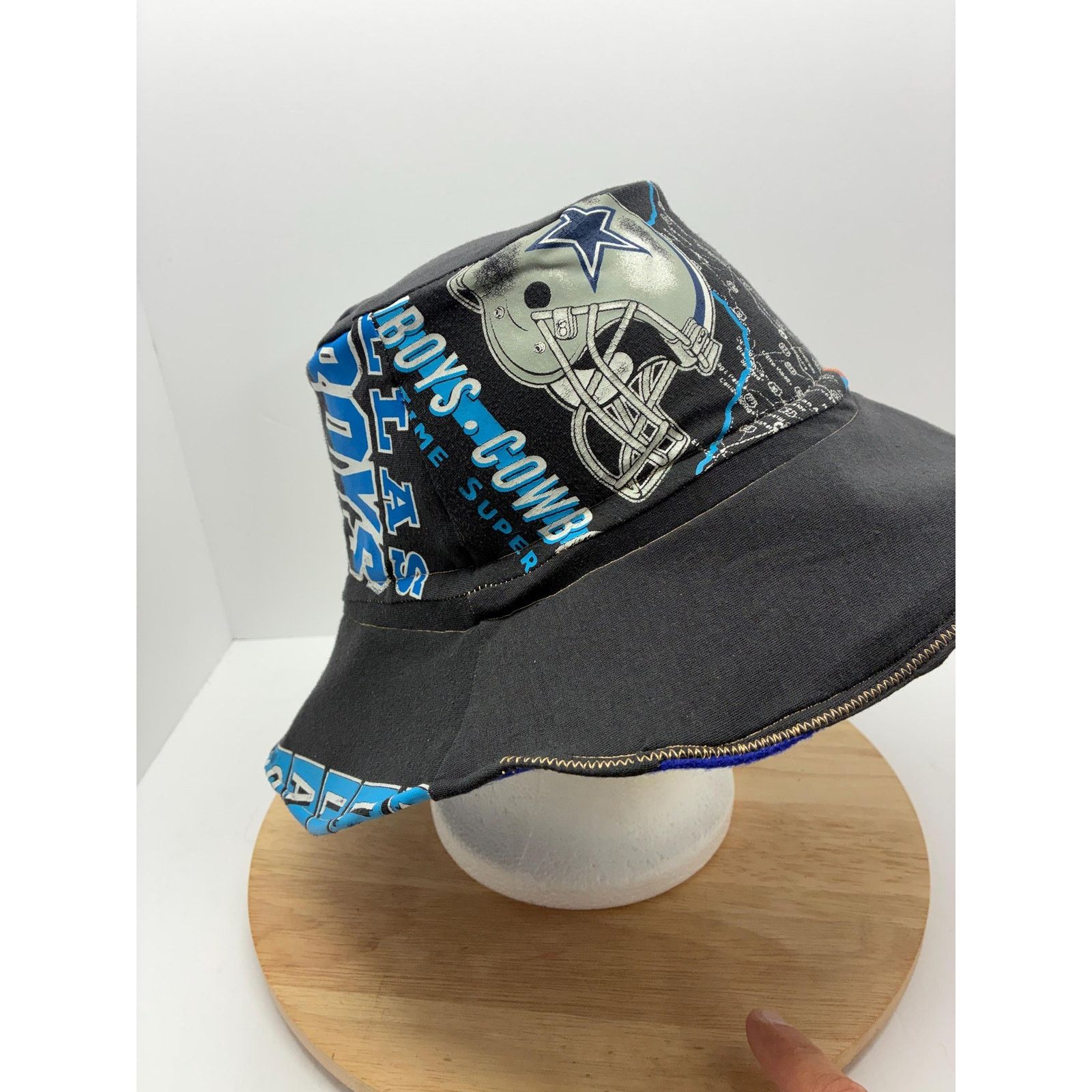 Other America's Hat — Upcycled Dallas Football Bucket Hat Size ONE SIZE - 9 Thumbnail