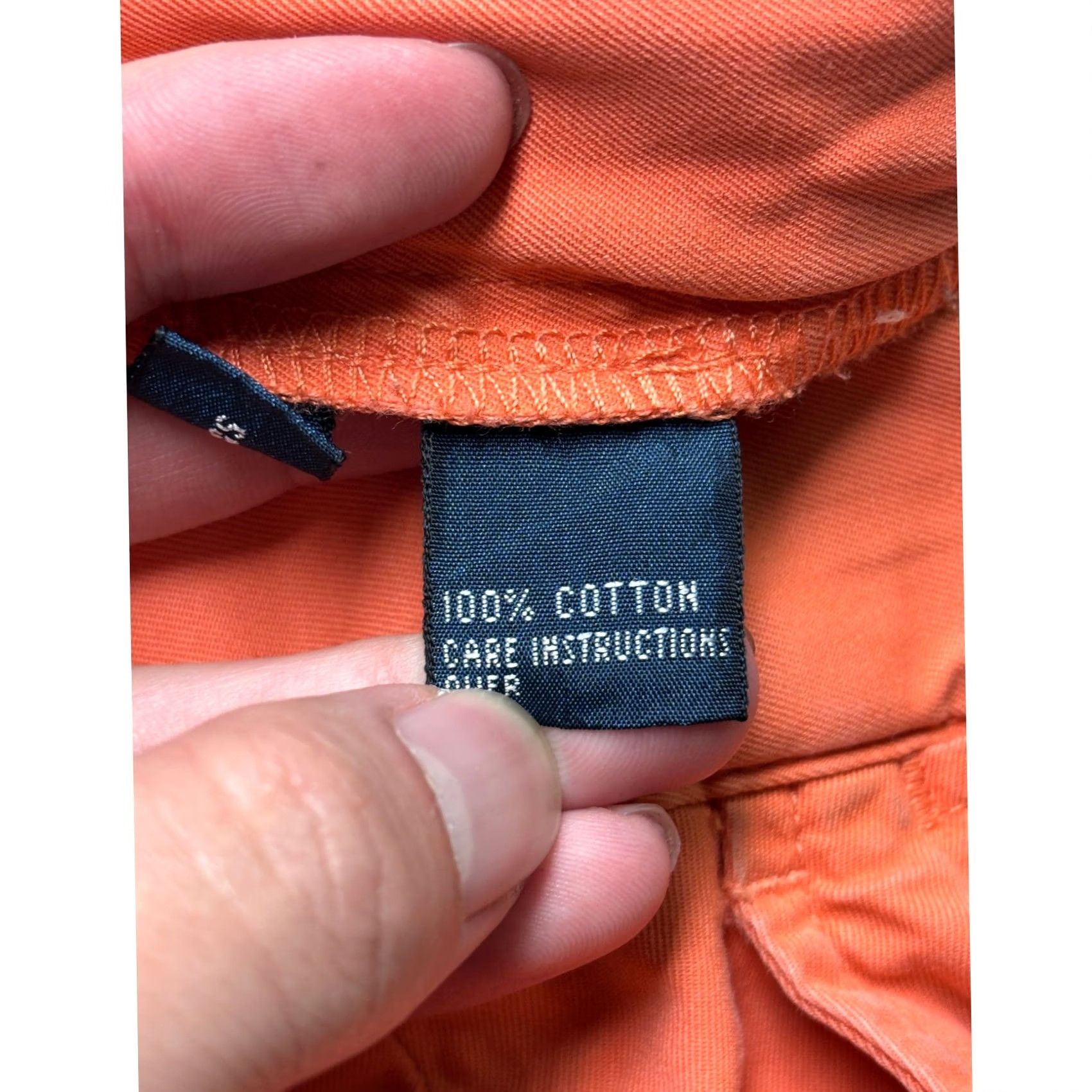 Polo Ralph Lauren Polo Ralph Lauren Mens Chino Shorts 32x9 Coral Orange Cotton Twill Flat Front Classic Casual Mens Size US XS / EU 42 / 0 - 5 Thumbnail