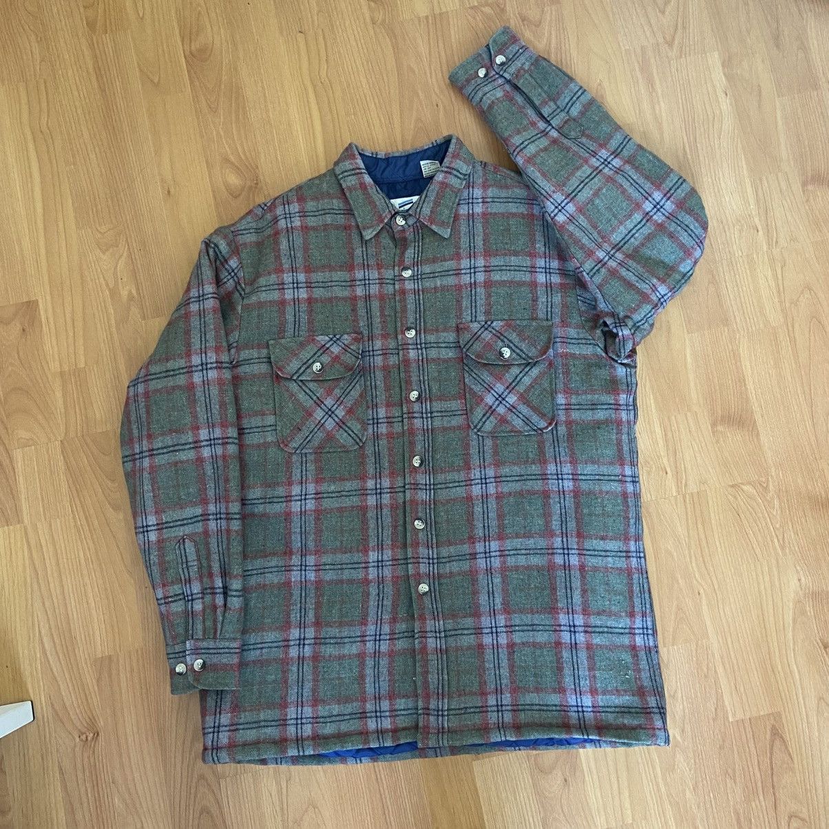 Vintage Vintage Briggs Men’s Lined Flannel Jacket Size Large Size US L / EU 52-54 / 3 - 2 Thumbnail