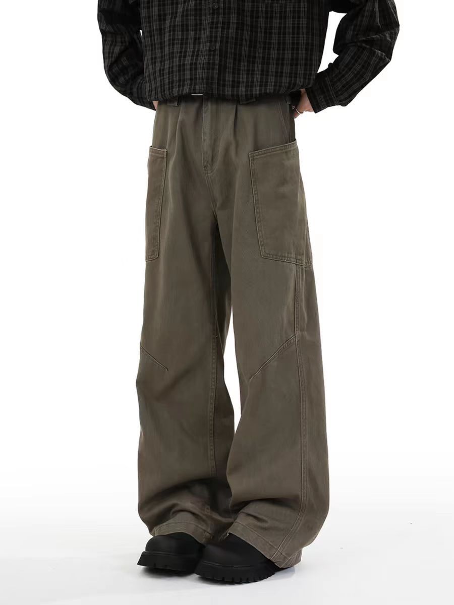 Japanese Brand × Vintage Vintage Coffee Casual Workwear Trousers Size US 32 / EU 48 - 3 Thumbnail