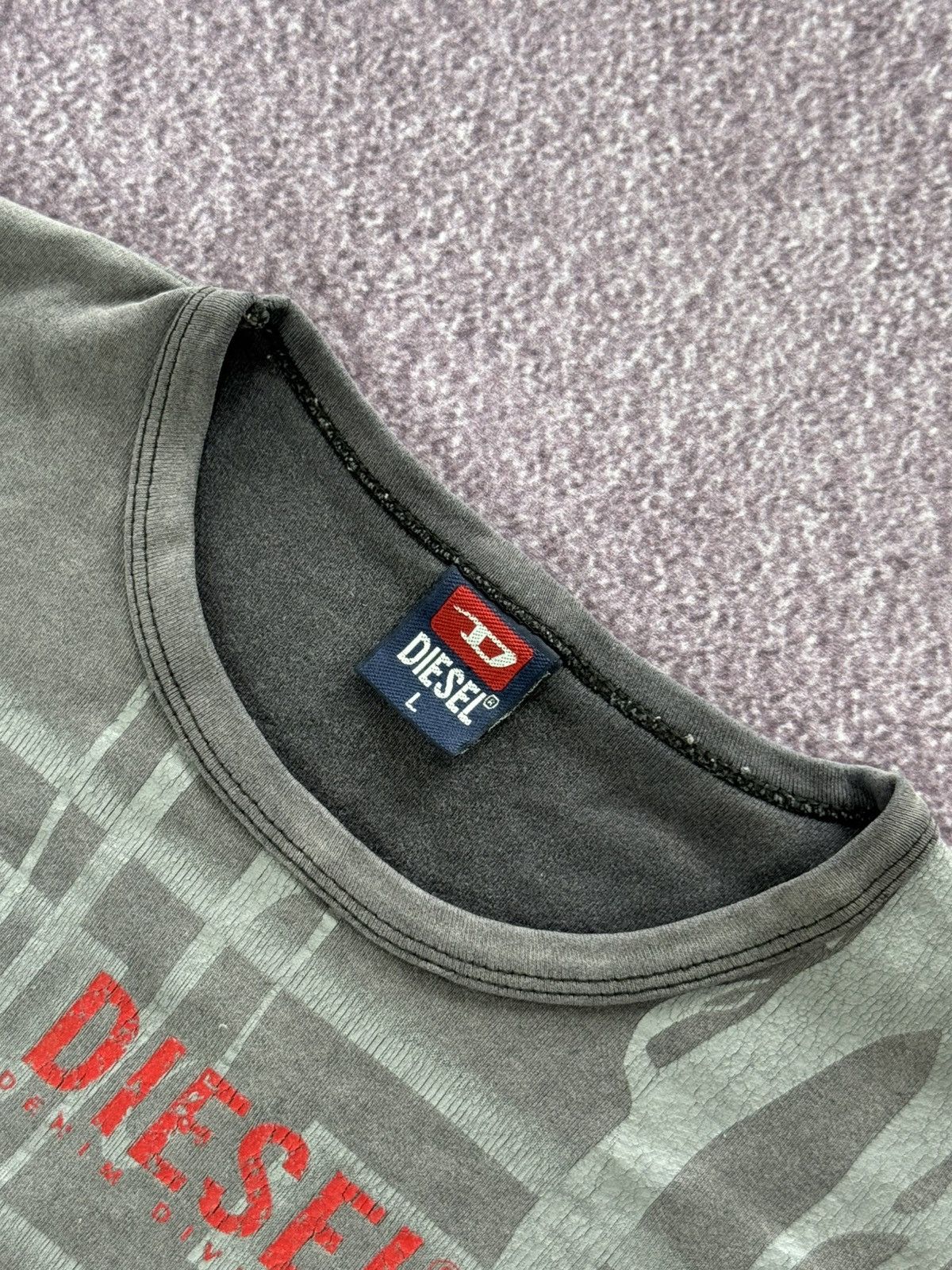 Diesel Vintage Diesel T-shirts Hype Big Logo Y2K Grunge 00s Size US L / EU 52-54 / 3 - 6 Thumbnail