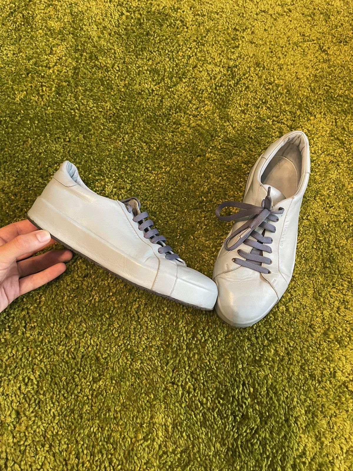 Designer × Jil Sander Jil Sander avant Garde real leather sneakers Size US 8 / IT 38 - 9 Thumbnail