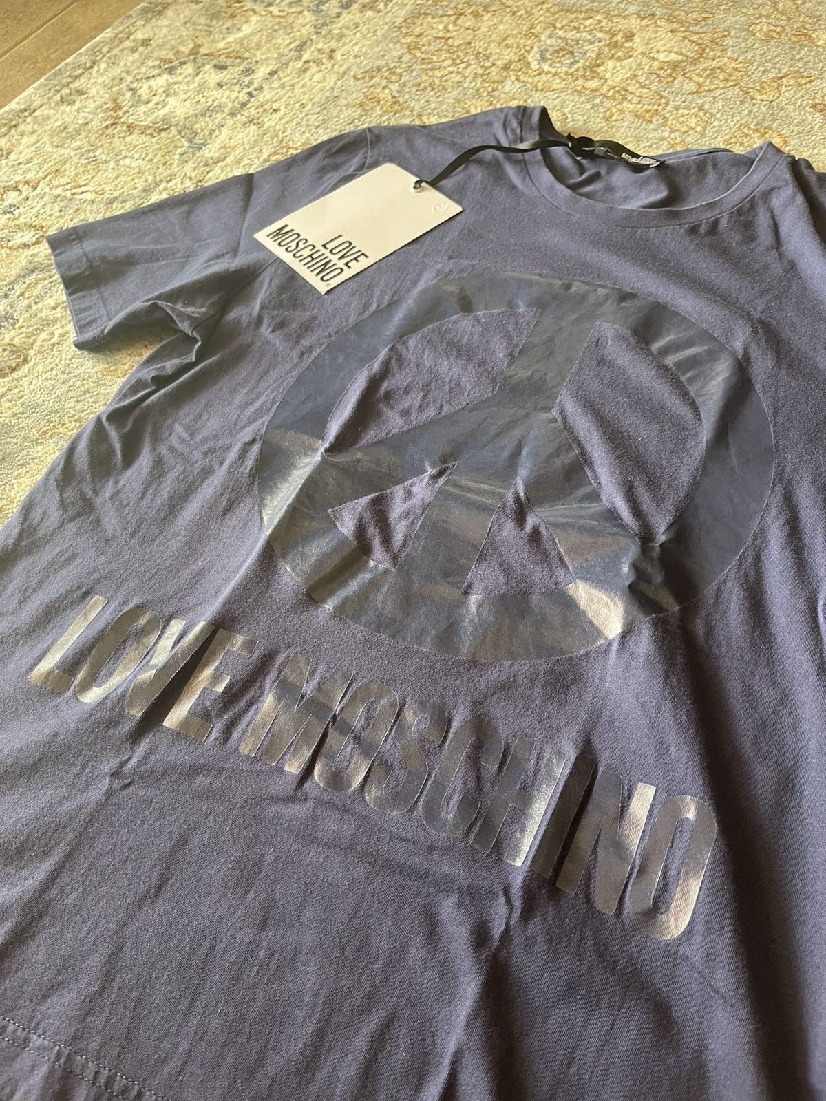 Moschino Love Moschino Navy Shirt S Size S / US 4 / IT 40 - 2 Thumbnail