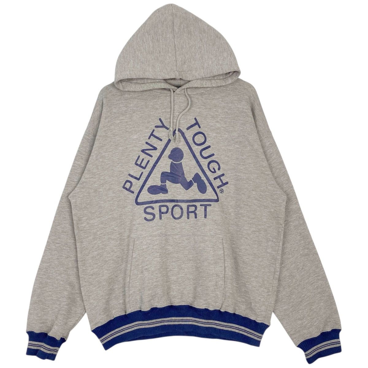 Other Vintage Plenty Tough Sport Hoodie Sweater Grey Big Logo Size US L / EU 52-54 / 3 - 1 Thumbnail