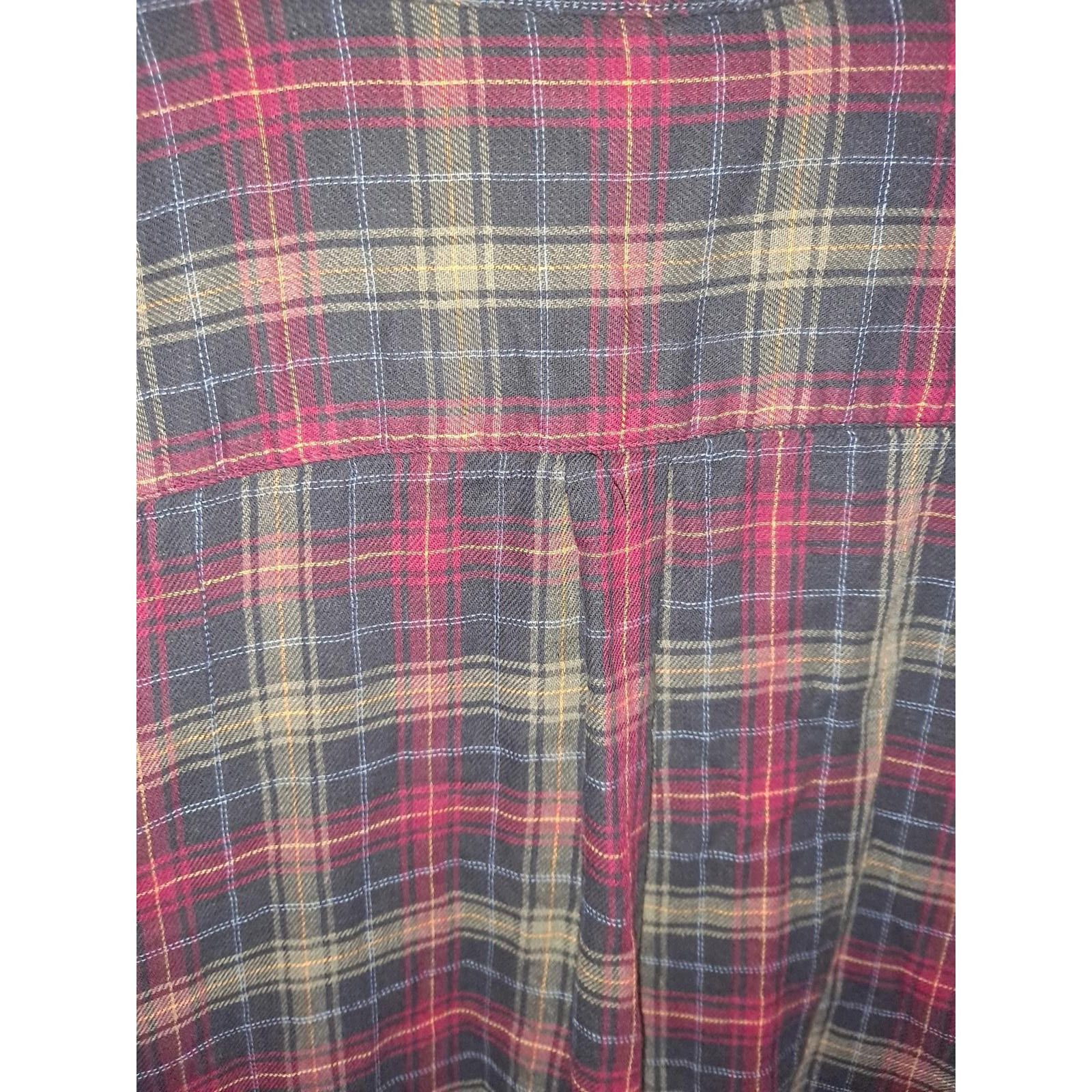 Other Carbon 2 Cobalt Red Yellow Black Flannel 100% Cotton Button Size US XL / EU 56 / 4 - 6 Thumbnail