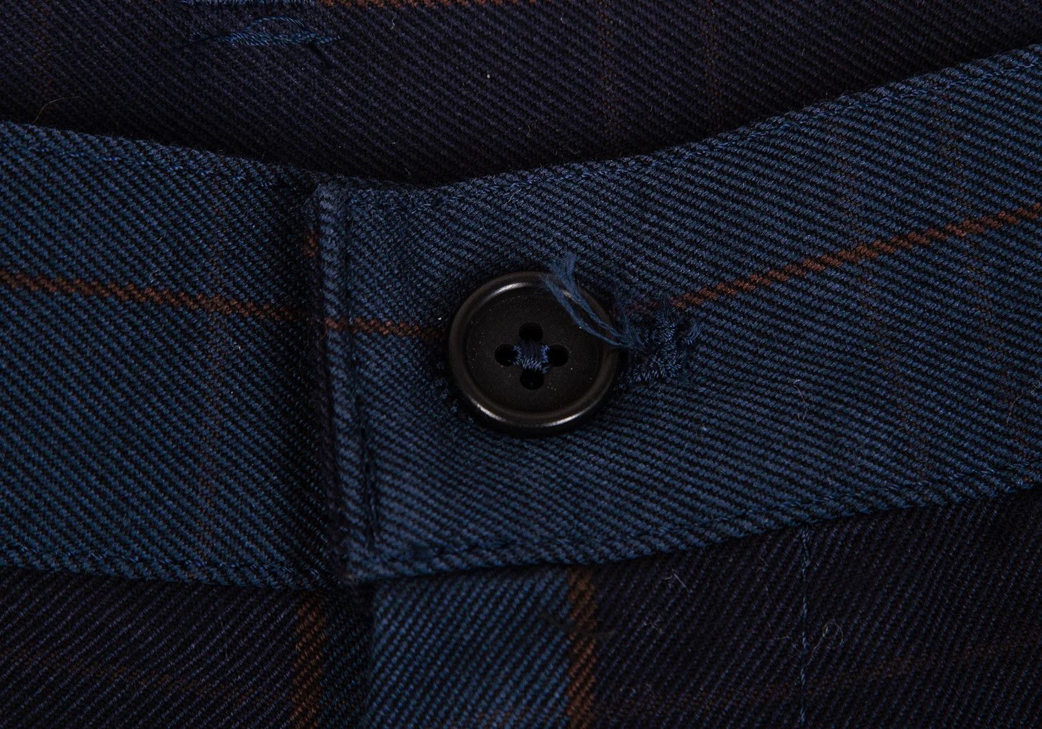 Yohji Yamamoto Yohji Yamamoto Cotton Wool Check Double Pants Size US 36 / EU 52 - 5 Thumbnail