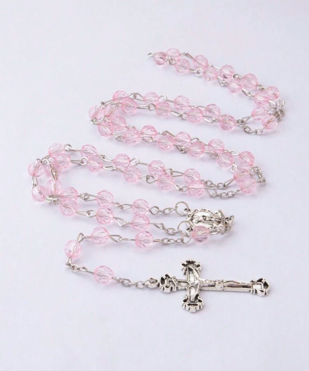 Jewelry cross rosary Bead Necklace Size ONE SIZE - 2 Thumbnail