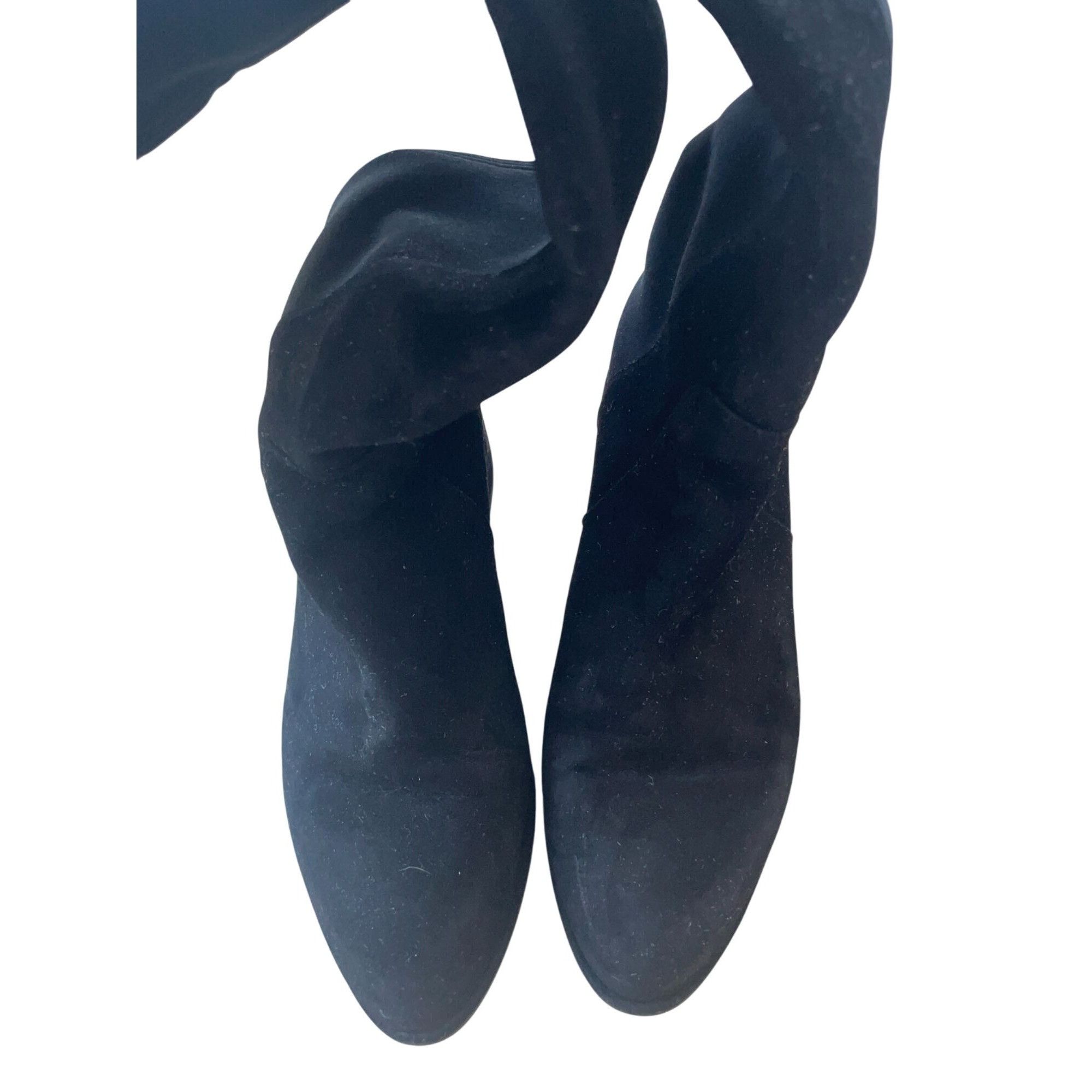 Stuart Weitzman Stuart Weitzman Womens Black Suede Over-The-Knee Boots Size US 6 / IT 36 - 4 Thumbnail