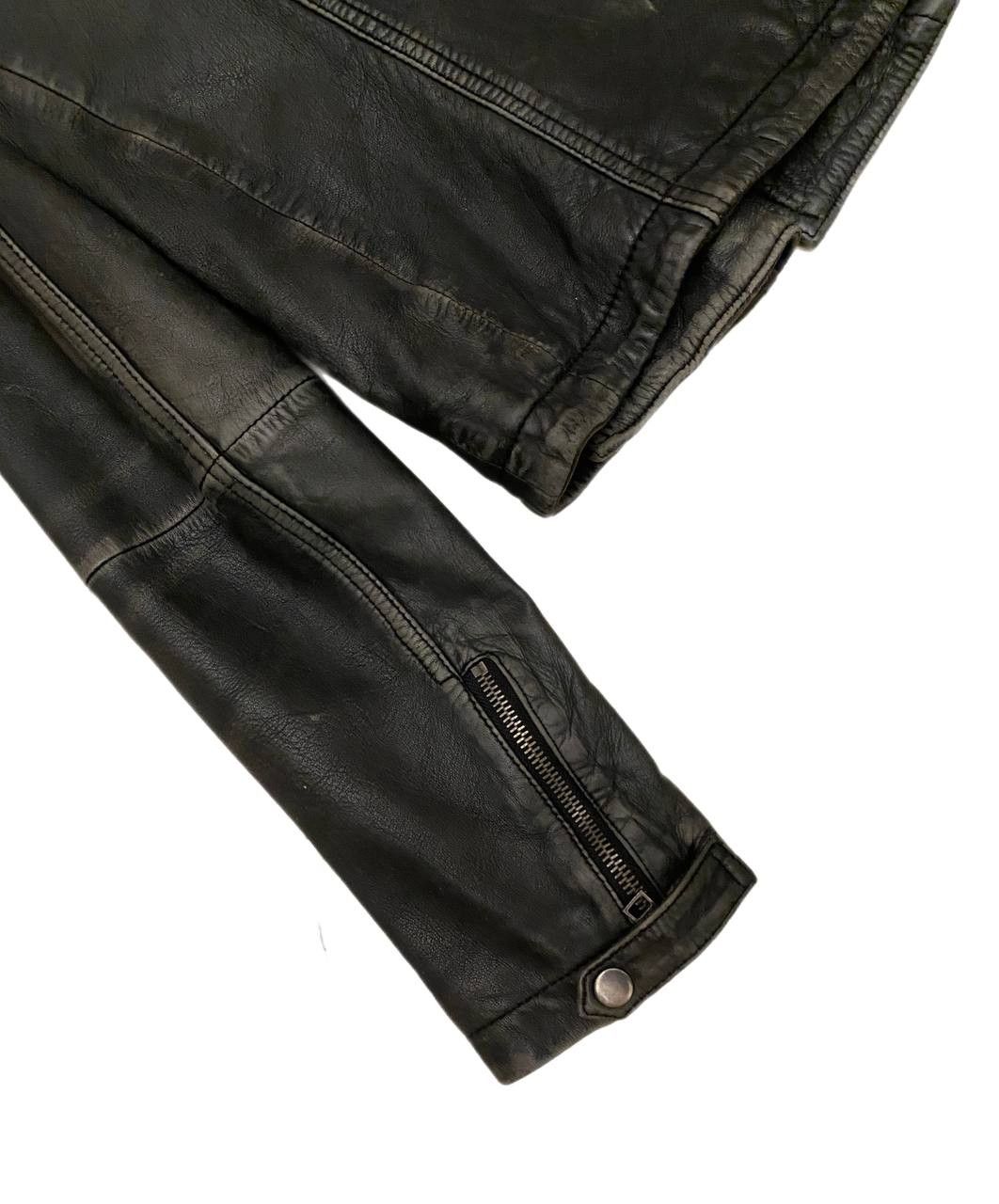 Allsaints Cargo Distressed Leather Biker Jacket Size S / US 4 / IT 40 - 10 Thumbnail