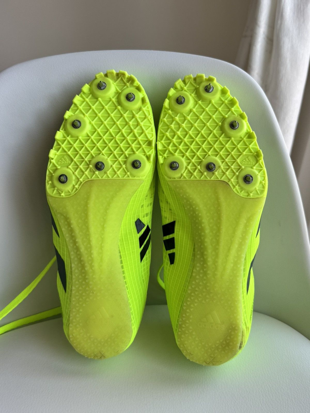 Adidas Adidas Sprintstar Track Spikes - Fluorescent Yellow - EU 38 Size US 5.5 / EU 38 - 4 Thumbnail