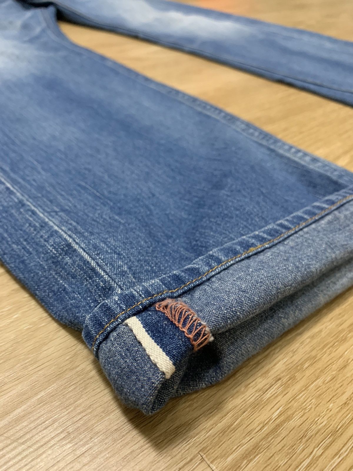 Japanese Brand × Johnbull × Salvage Johnbull Selvedge 1 side Denim Pants Size US 35 - 3 Thumbnail