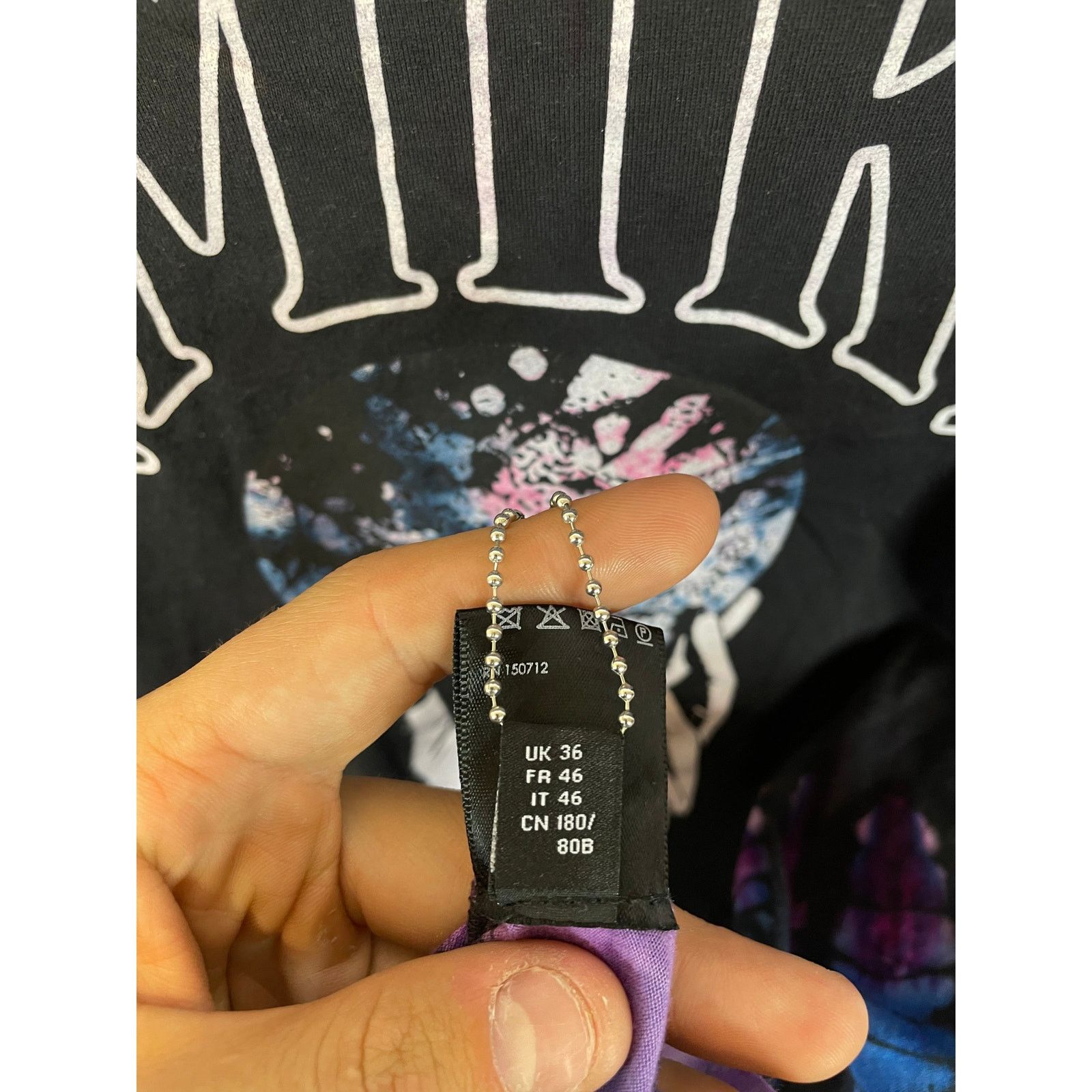 Amiri Amiri Crystal Ball Tie Dye Tee Used Small Size US S / EU 44-46 / 1 - 6 Thumbnail