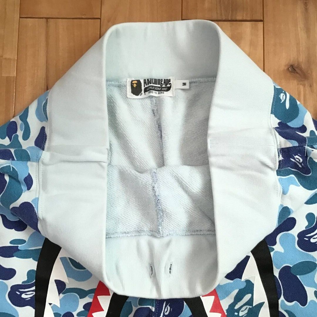 Bape BAPE Shark sweat shorts ABC camo blue a bathing ape ★size M Size US 32 / EU 48 - 7 Thumbnail