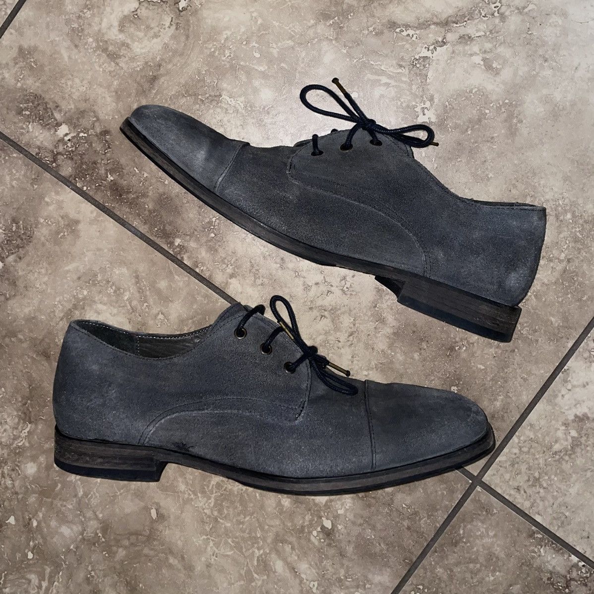 Ksubi (Rare) Ksubi Rustic Suede Derby Shoes – Grey | Grailed display picture 2