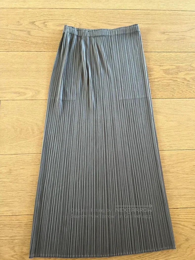 Issey Miyake Issey Miyake Gray Midi Skirt Size 25" / US 0 / IT 36 - 2 Thumbnail
