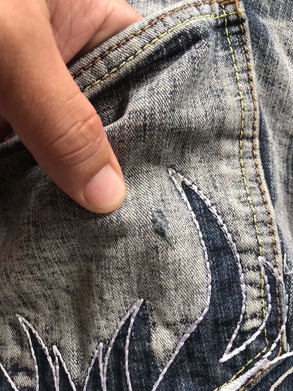 Japanese Brand Japanese brand mudwas tribal jeans Size US 34 / EU 50 - 4 Thumbnail