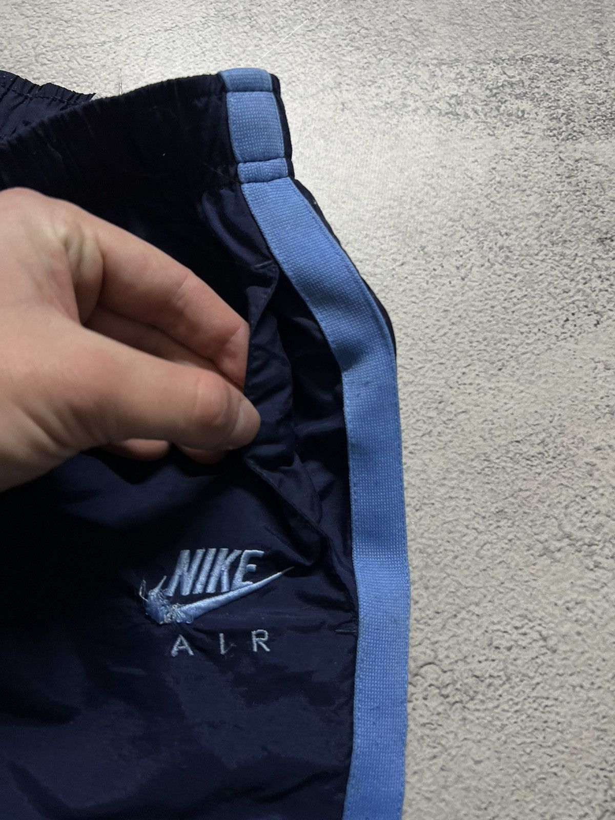 Vintage Vintage Y2K Nike Nylon Mini Swoosh Drill Pants 00’s Size US 28 / EU 44 - 6 Thumbnail