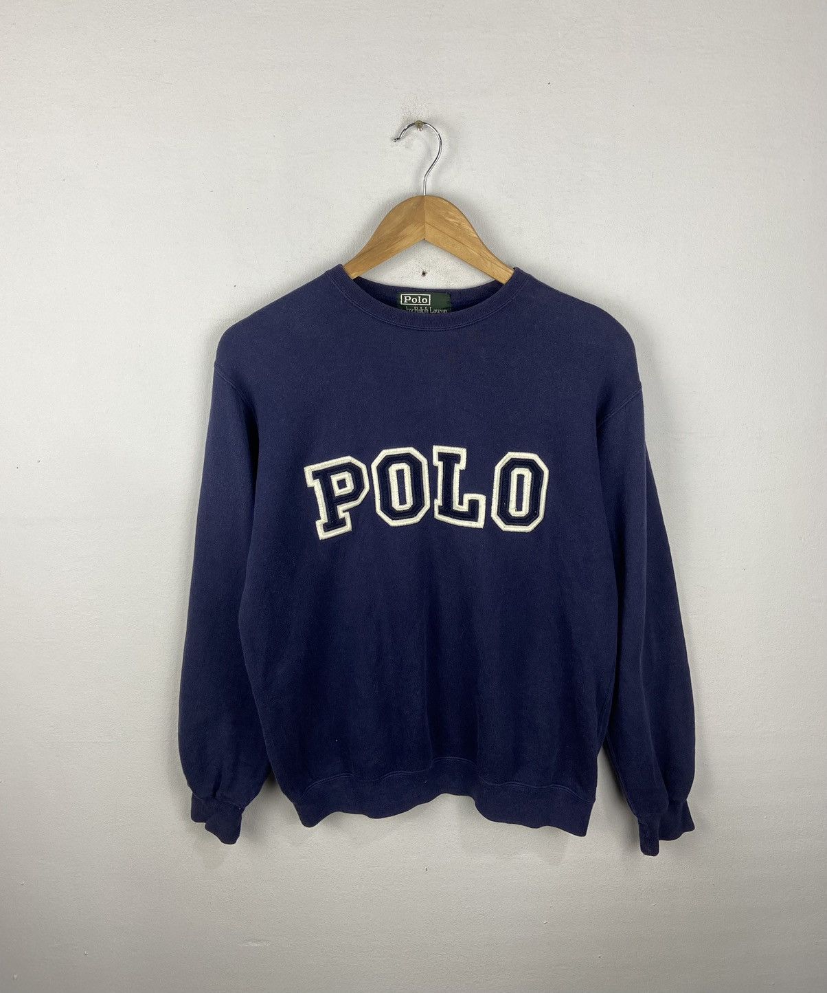 Polo Ralph Lauren × Vintage Vintage Polo Spell Out Big Logo Size US S / EU 44-46 / 1 - 1 Thumbnail