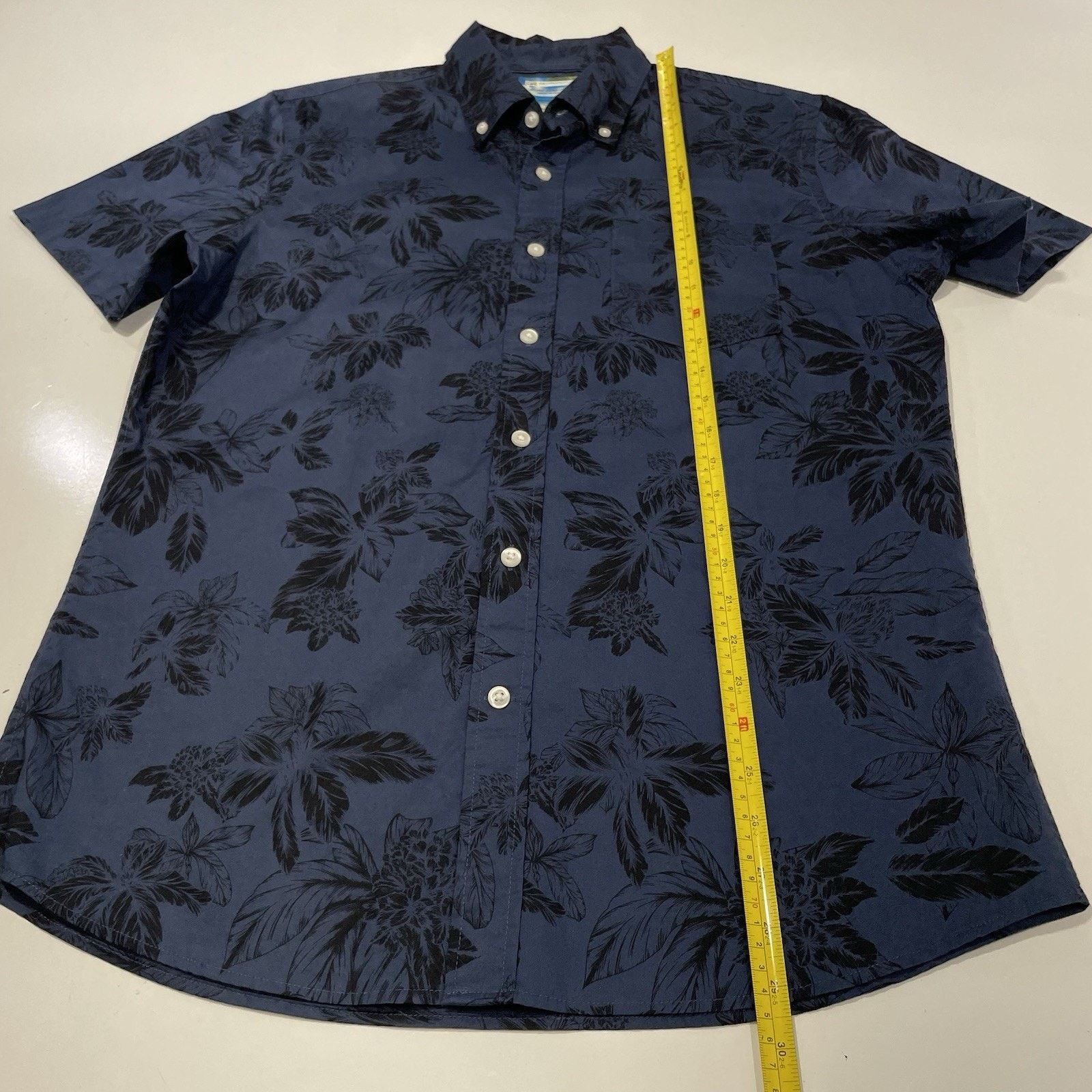 Christian Roth Georg Roth Men’s Shirt Blue Hawaii Size Medium Palm Print Size US M / EU 48-50 / 2 - 3 Thumbnail
