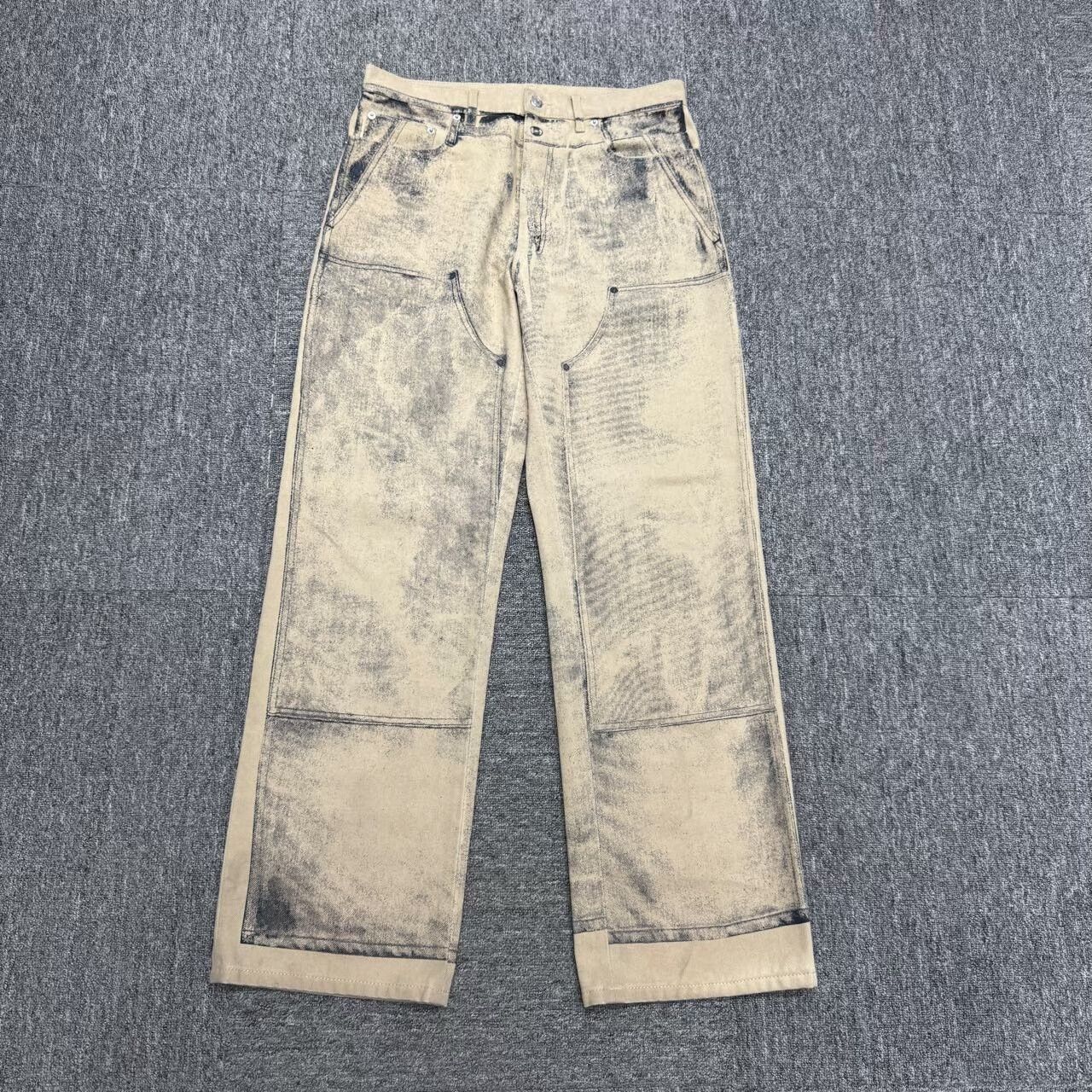 Dior Dior Printed Workwear Effect Denim Pants. Size US 30 / EU 46 - 1 Thumbnail