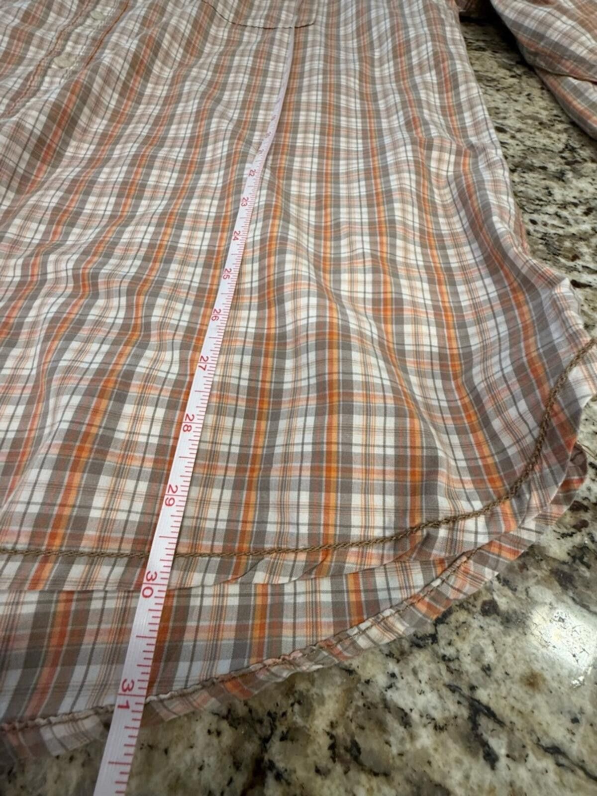 Timberland Timberland cotton plaid button up shirt cream gray orange XL Size US XL / EU 56 / 4 - 9 Thumbnail