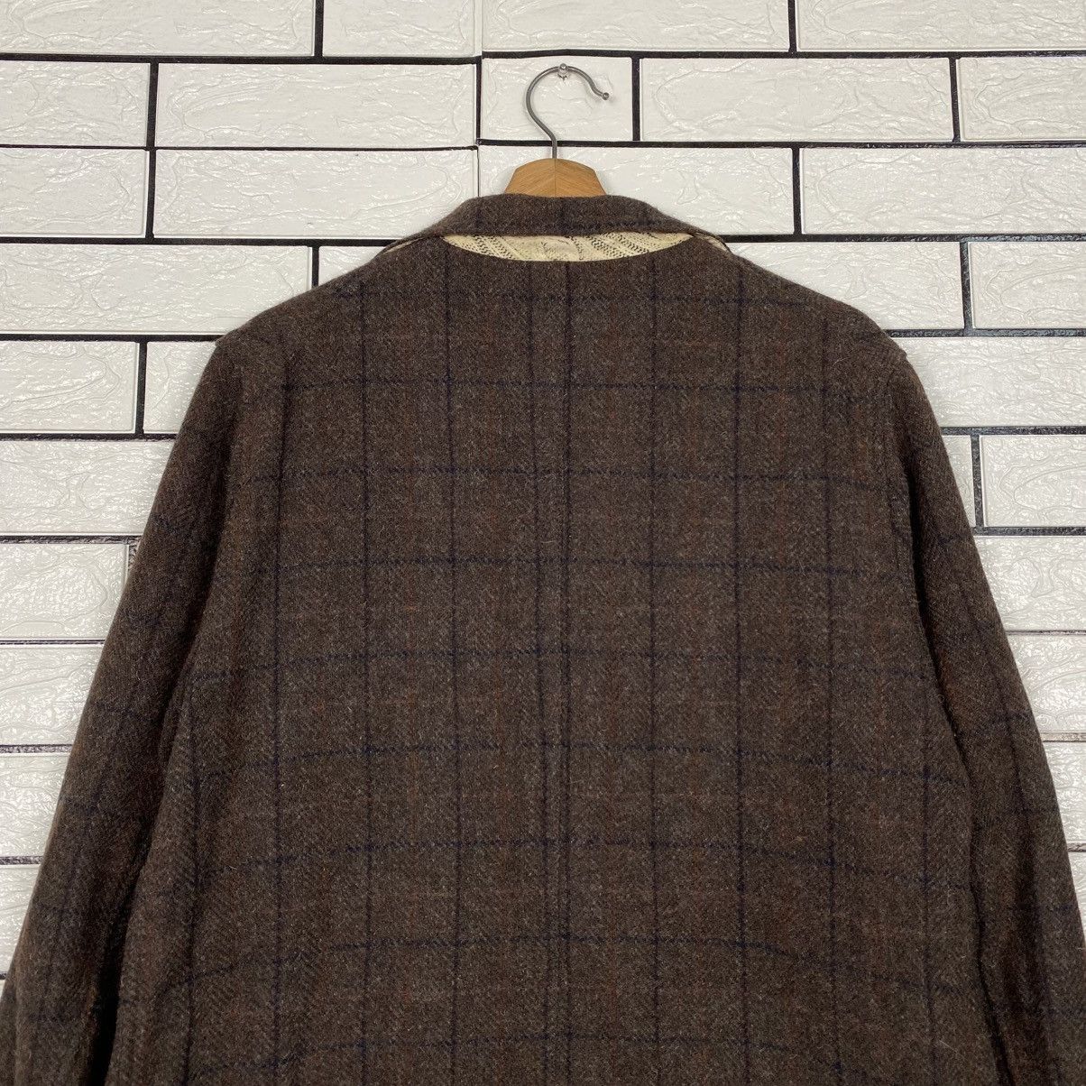 Japanese Brand Vintage Wool Jacket Tartan Blaket Nirvana Issey Miyake Size US L / EU 52-54 / 3 - 10 Thumbnail