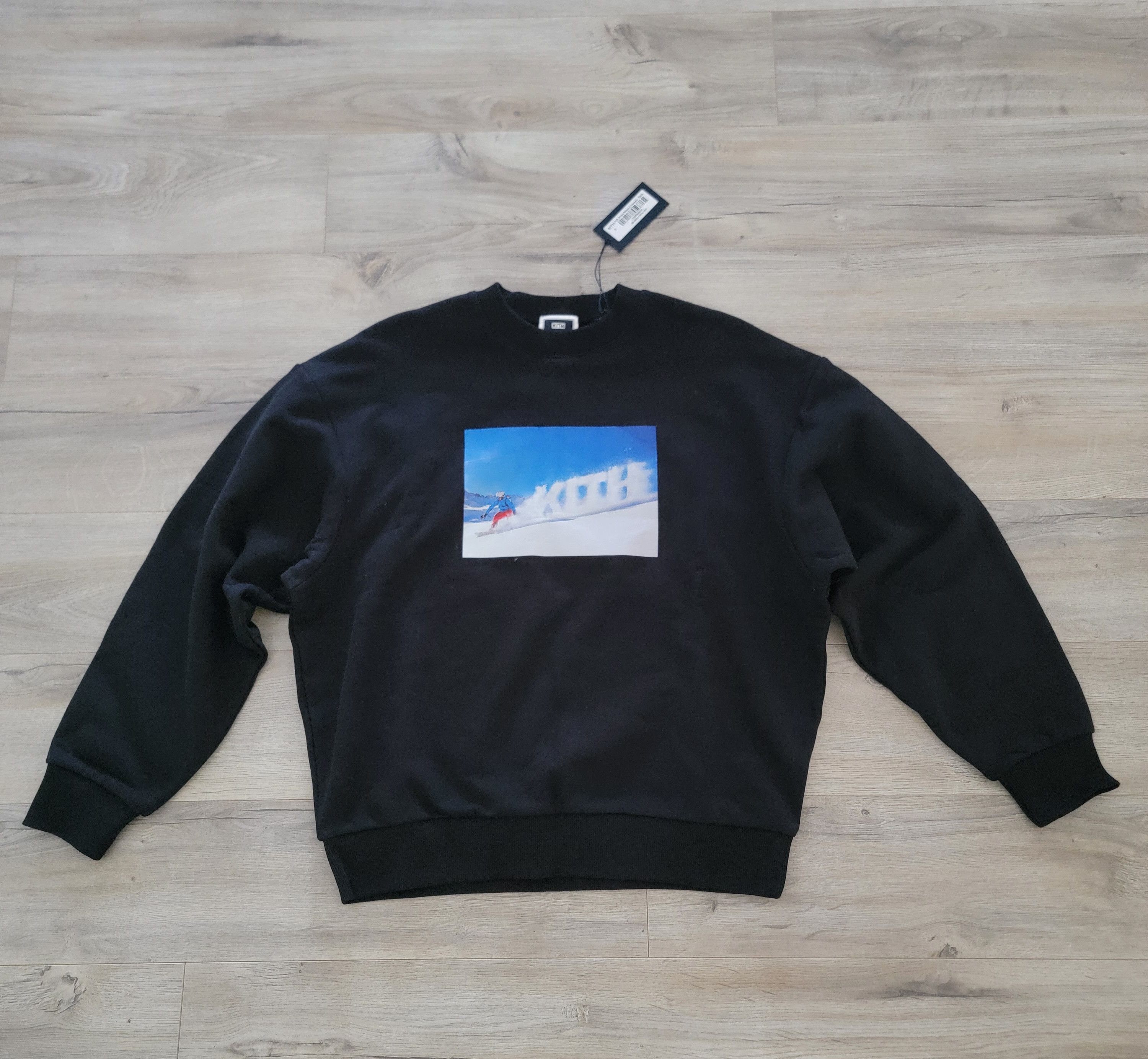 Kith Kith Shred Nelson Crewneck Sweater Black sz Small Size US S / EU 44-46 / 1 - 2 Thumbnail