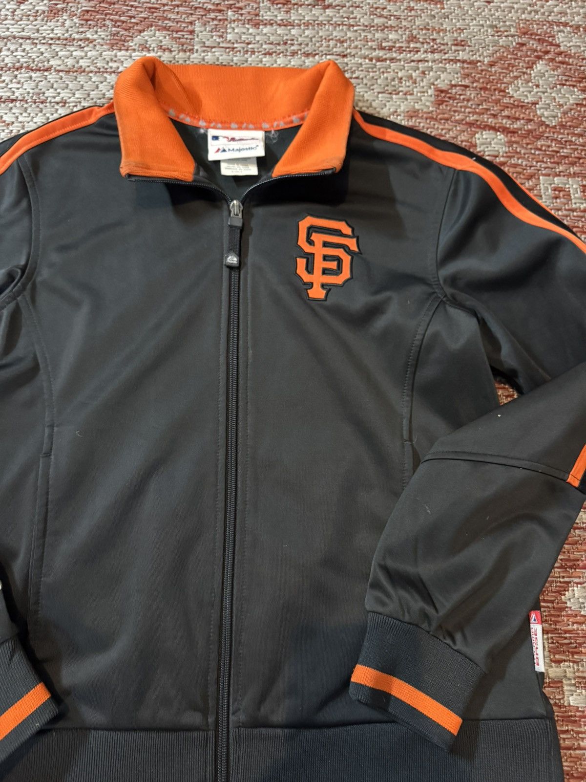 Majestic San Francisco Giants Majestic Men’s Warm Up Jacket Sz S Size US S / EU 44-46 / 1 - 2 Thumbnail