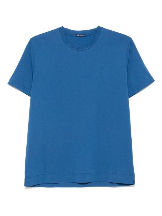Finamore FINAMORE Men T-Shirts POSITANO 183 Blue Size US S / EU 44-46 / 1 - 1 Thumbnail
