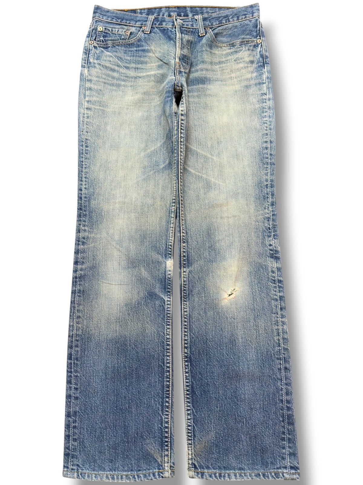 Levi's Vintage Levi’s 501 Mudwash Distressed Denim Size US 31 - 1 Thumbnail
