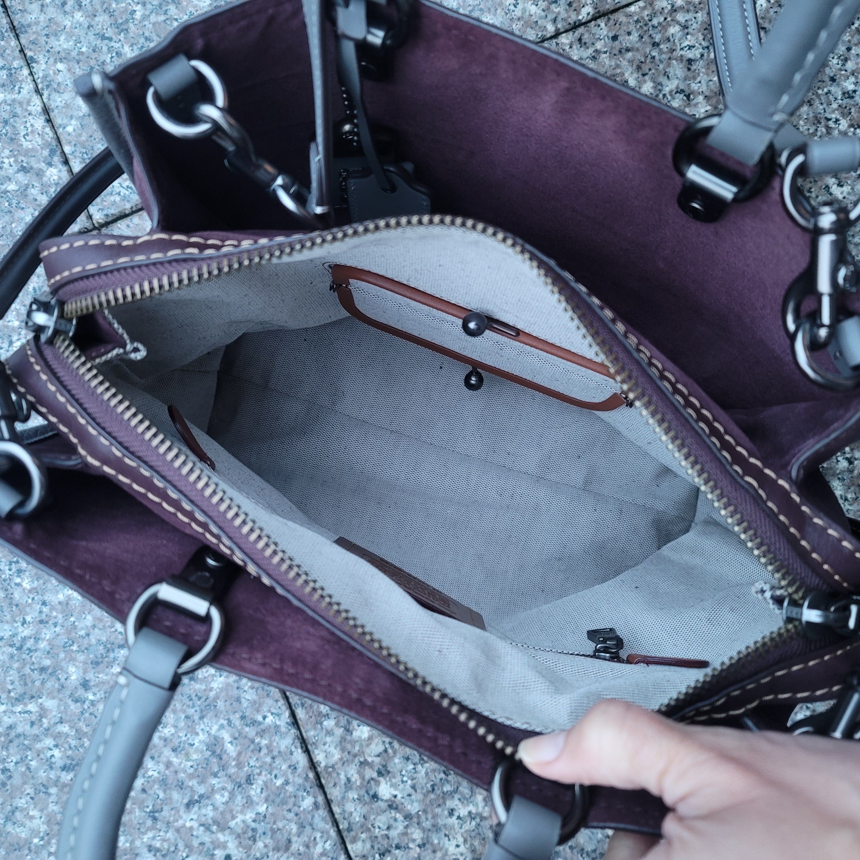 Coach Coach Rogue 30 leather bag Size ONE SIZE - 17 Thumbnail