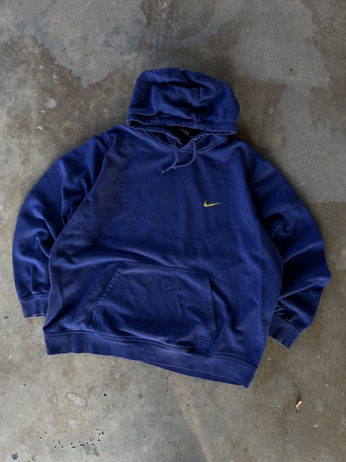 Nike Vintage Blue Tag Nike Hoodie Essential Swoosh Sweatshirt Size US XL / EU 56 / 4 - 2 Thumbnail