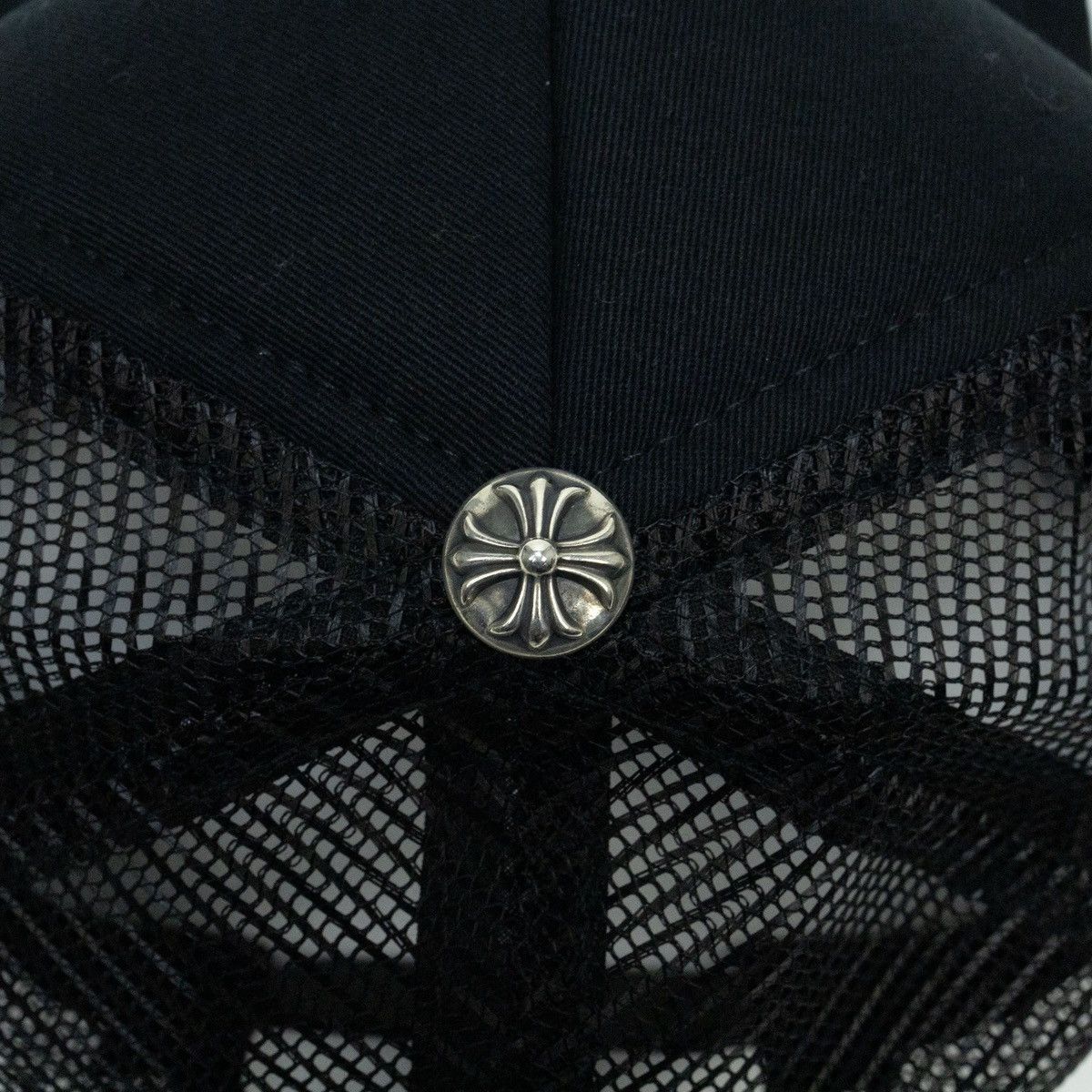 Chrome Hearts Chrome Hearts Triple Leather Cemetery Cross Trucker Hat Size ONE SIZE - 3 Thumbnail