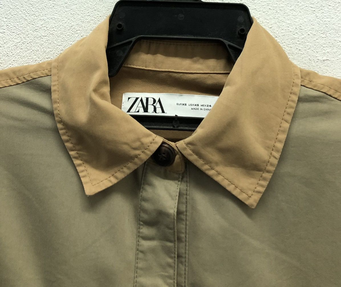 Vintage × Zara ZARA Two-Tone Utility Shirt Dress – Size XS Size US XL / EU 56 / 4 - 3 Thumbnail