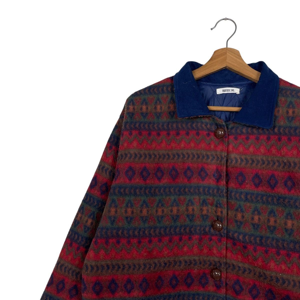 Japanese Brand Japanese Brand Trotter 245 Multicolor Abstract Jacket Size US L / EU 52-54 / 3 - 6 Thumbnail