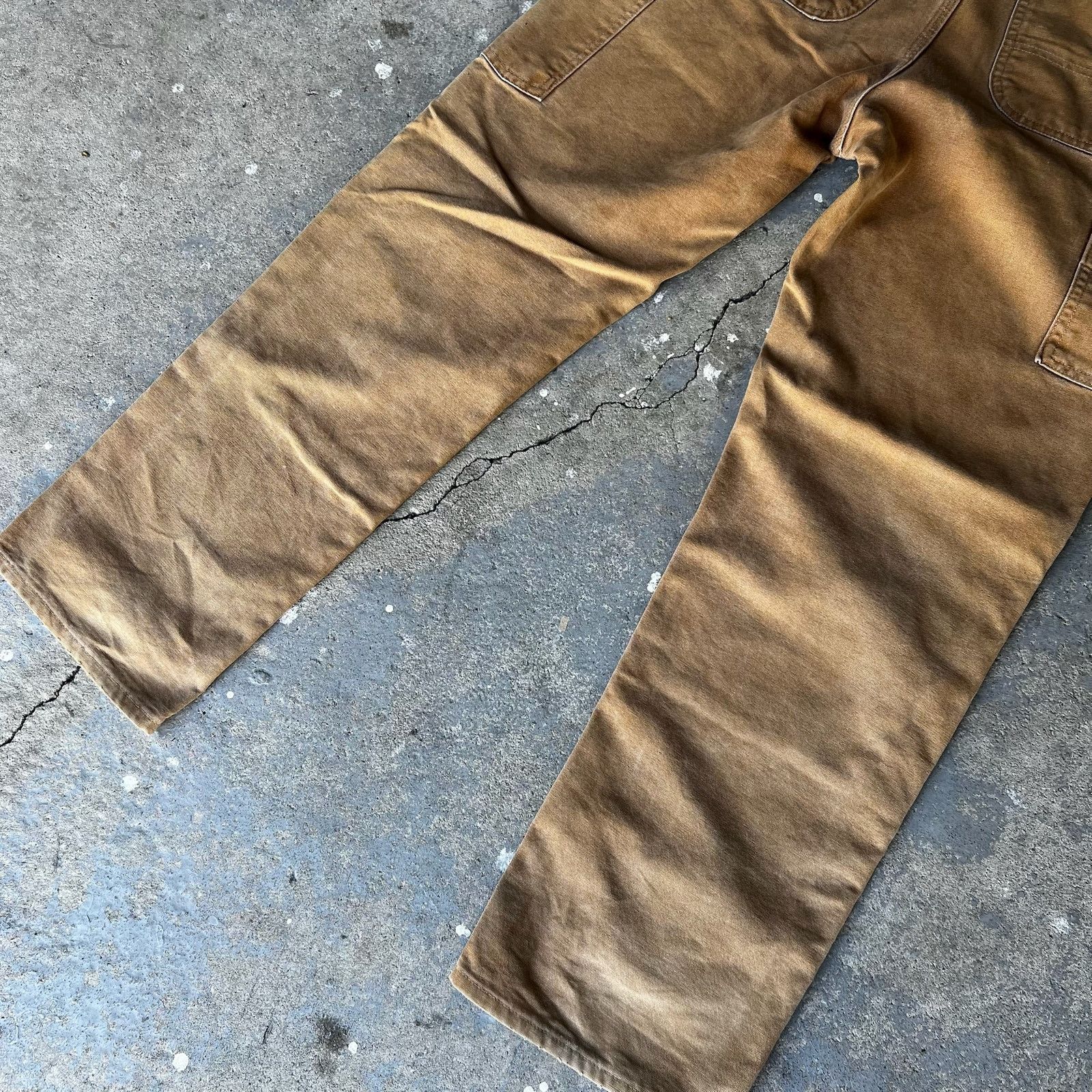 Carhartt × Vintage Carhartt brown double knee work wear carpenter pants Size US 30 / EU 46 - 6 Thumbnail