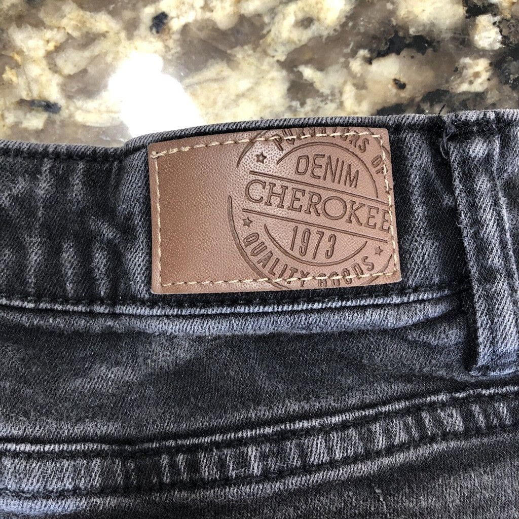 Cherokee Size 6 X 27.5 Cherokee Womens Jeans Skinny Stretchy Black Size 26" / US 2 / IT 38 - 11 Thumbnail