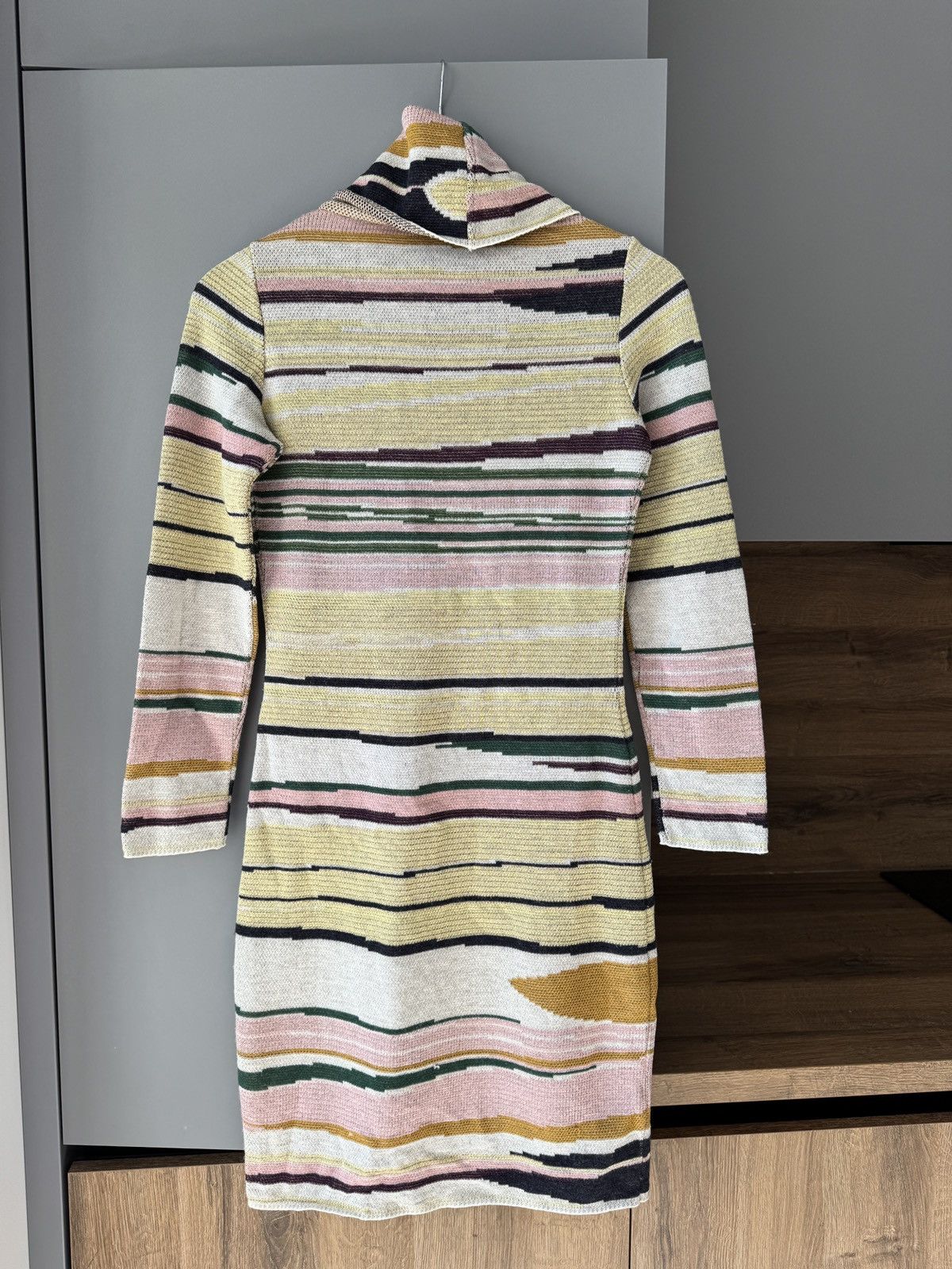 Missoni Missoni Sport Knitted Wool Blend Striped Jumper Dress Size S / US 4 / IT 40 - 6 Thumbnail