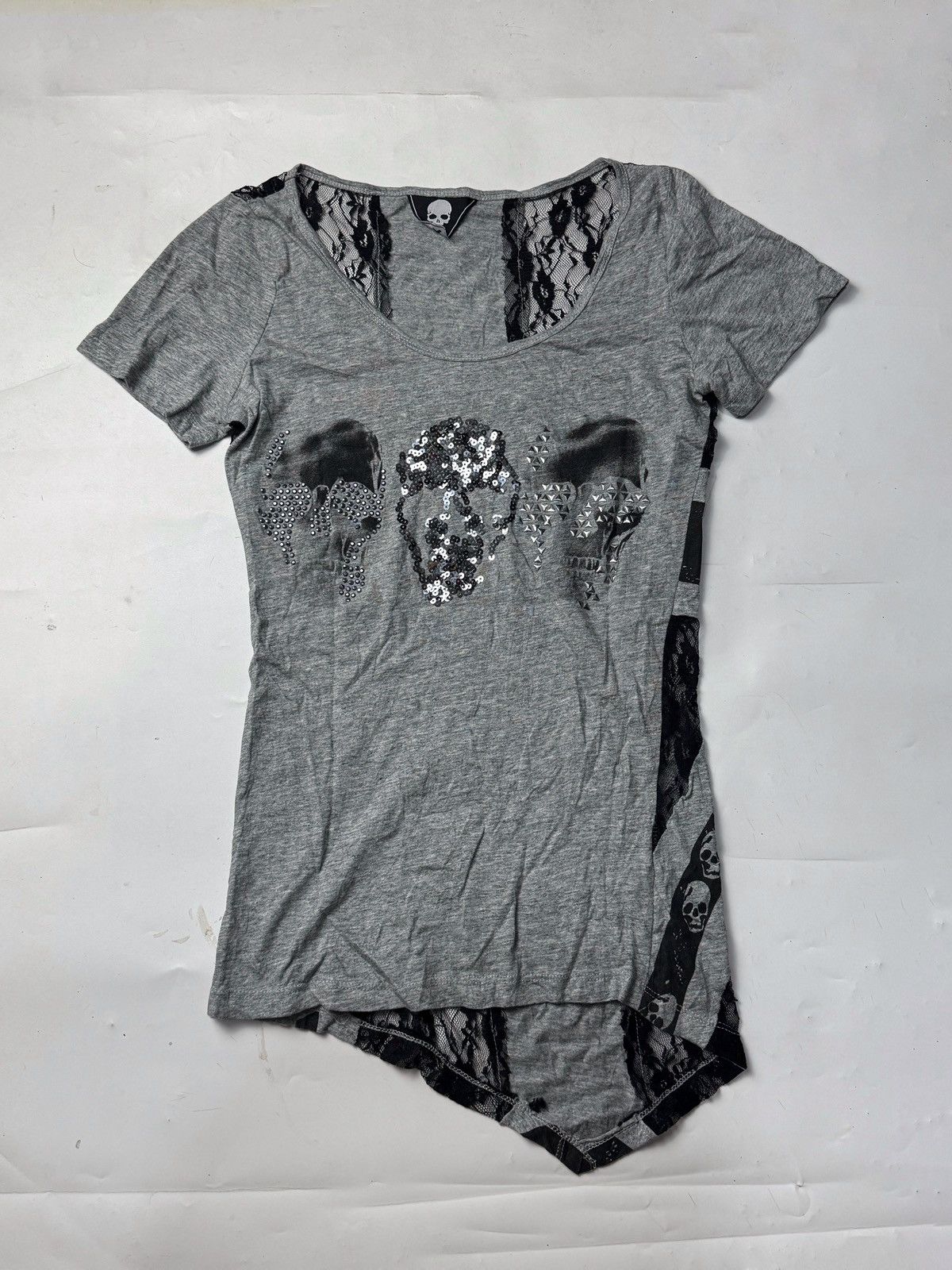 KMRii GOTHIC PUNK STYLED SKULL ENGLAND CROSSES Size US S / EU 44-46 / 1 - 2 Thumbnail