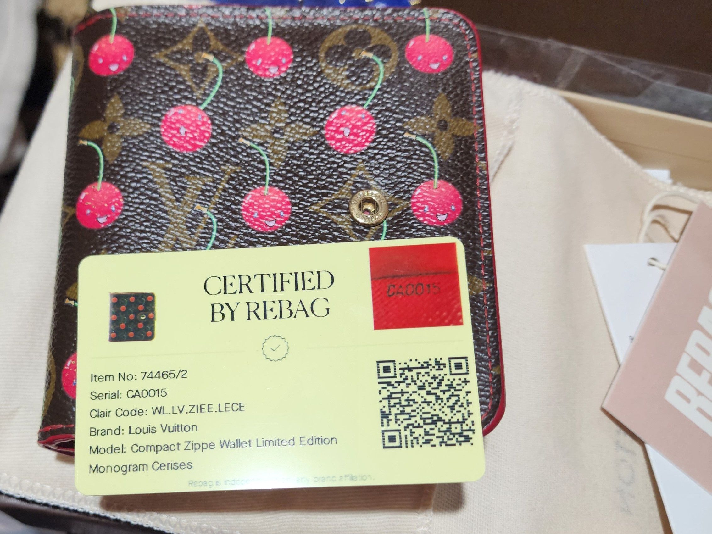 Louis Vuitton Louis Vuitton Limited Edition Murakami Cerises Zippy Wallet Size ONE SIZE - 19 Thumbnail