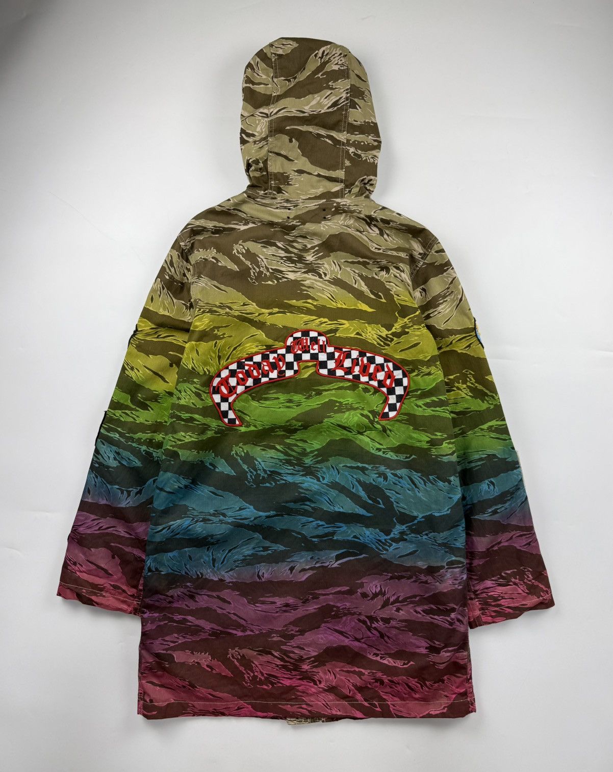 Amiri Amiri Oversized Ombre Tiger Long Parka Size US XL / EU 56 / 4 - 2 Thumbnail